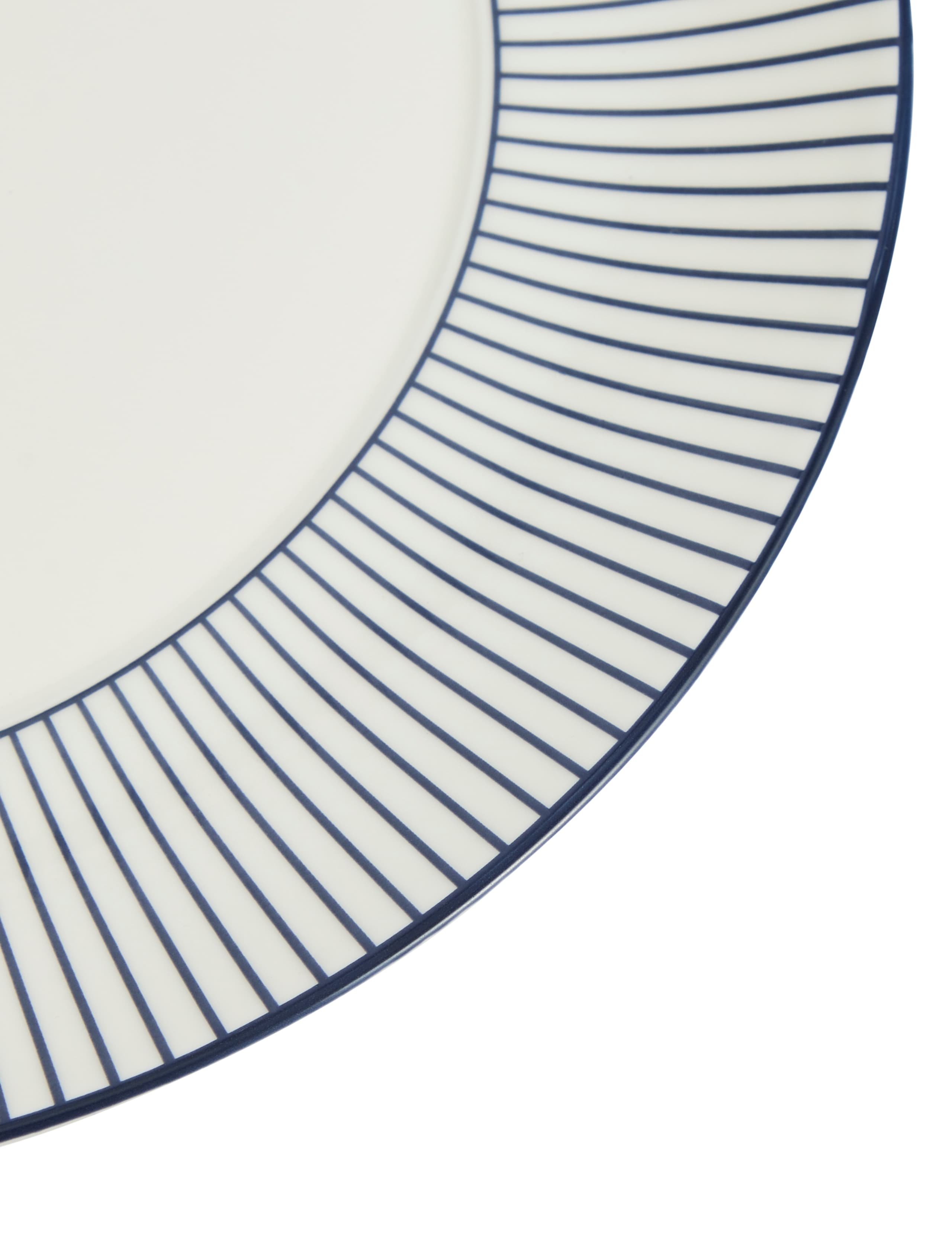 Wedgwood Gio Pinstripe plates set of 2 23.8cm, imported from the UK