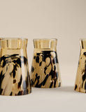 Set of three animal confetti candle holders (British brand)