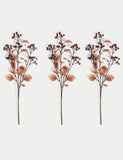 Set of 3 Artificial Berry Single Stems