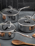 Circulon C Series stainless steel pan set 3-piece (British brand)