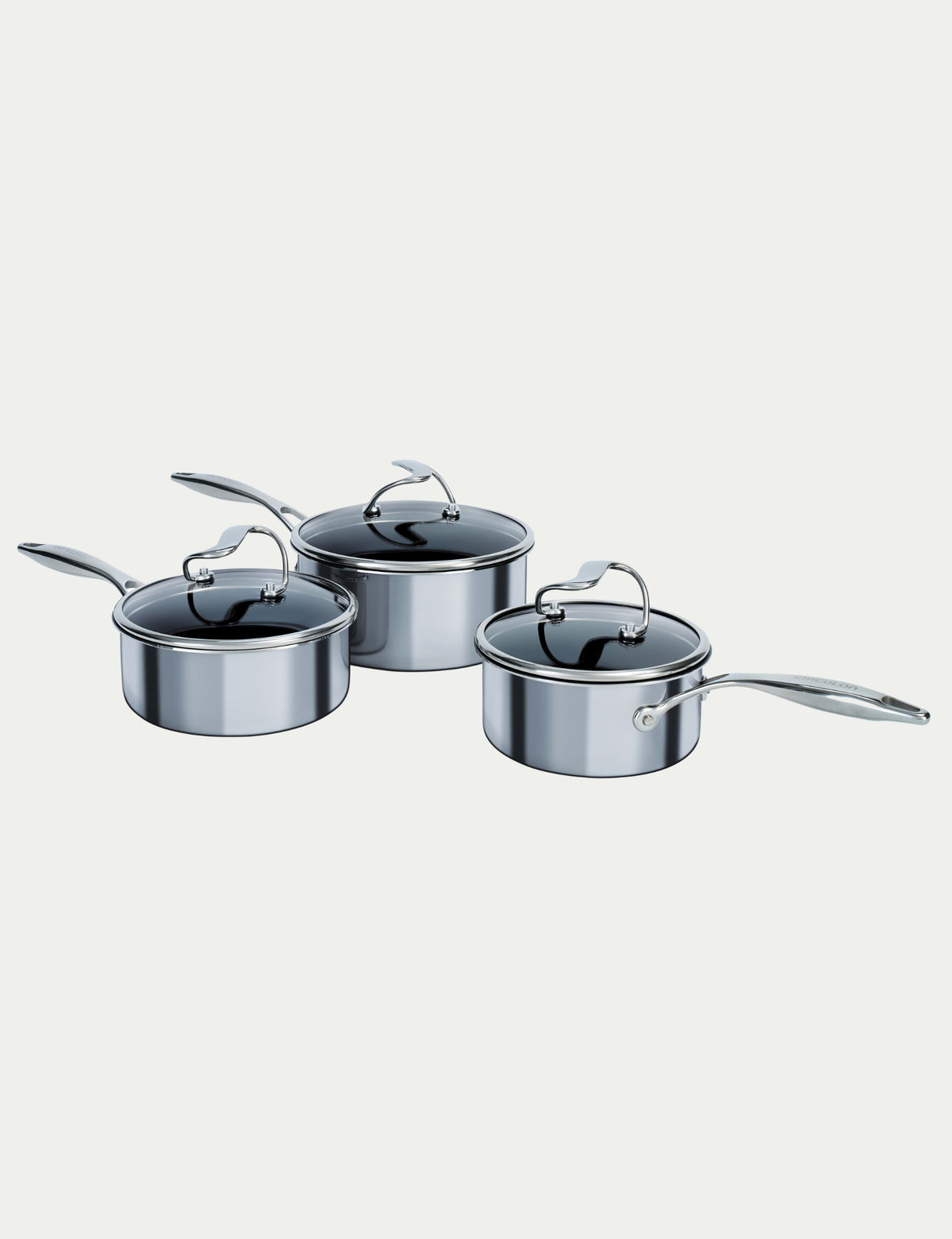 Circulon C Series stainless steel pan set 3-piece (British brand)