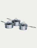 Circulon C Series stainless steel pan set 3-piece (British brand)