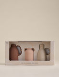 Ceramic neutral vases set of 3, Grecian style, UK version