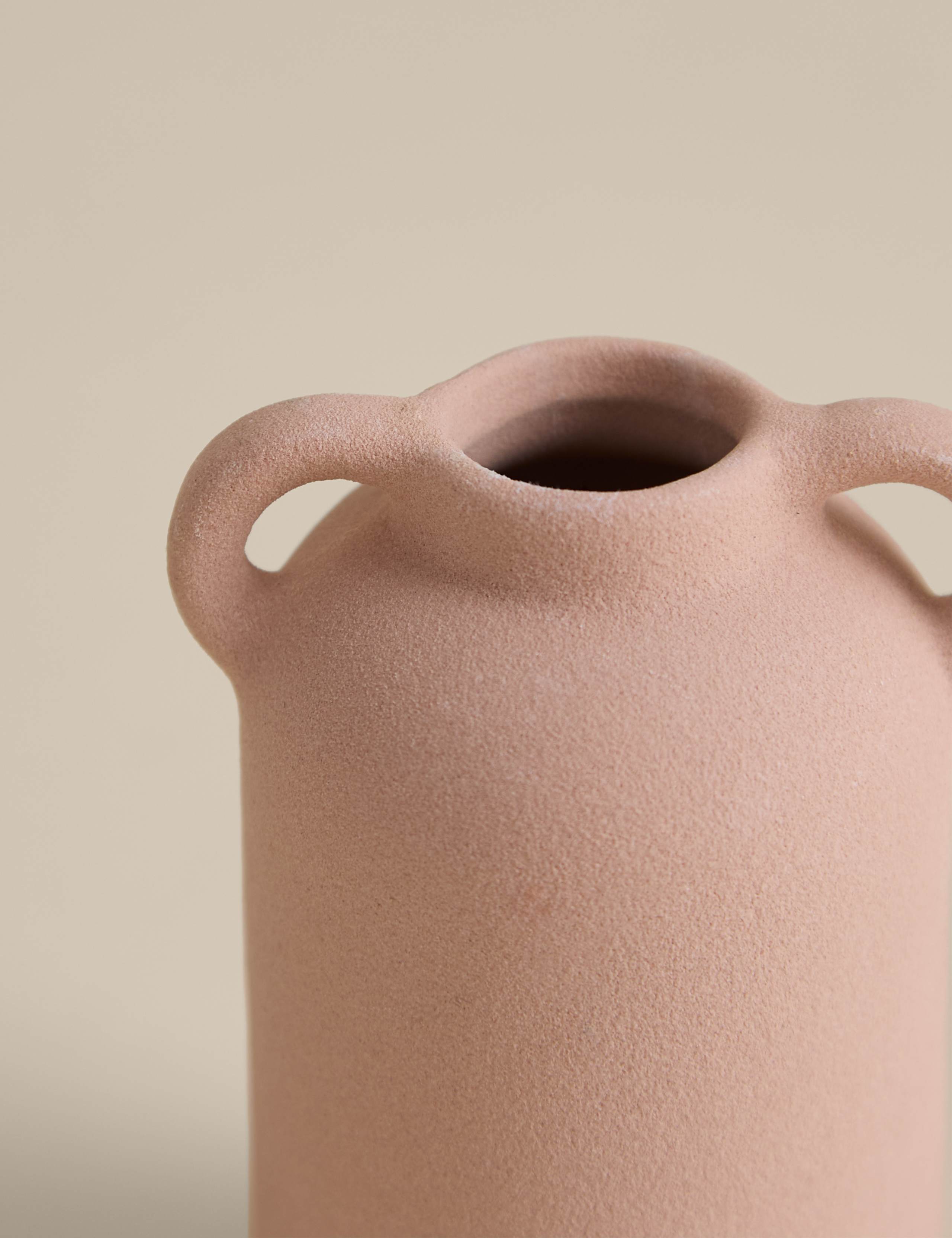 Ceramic neutral vases set of 3, Grecian style, UK version