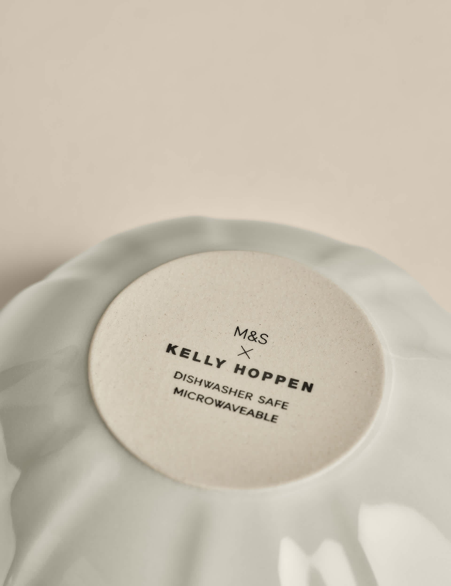 M&S X Kelly Hoppen ceramic textured nibble bowls set of 3 (British brand)