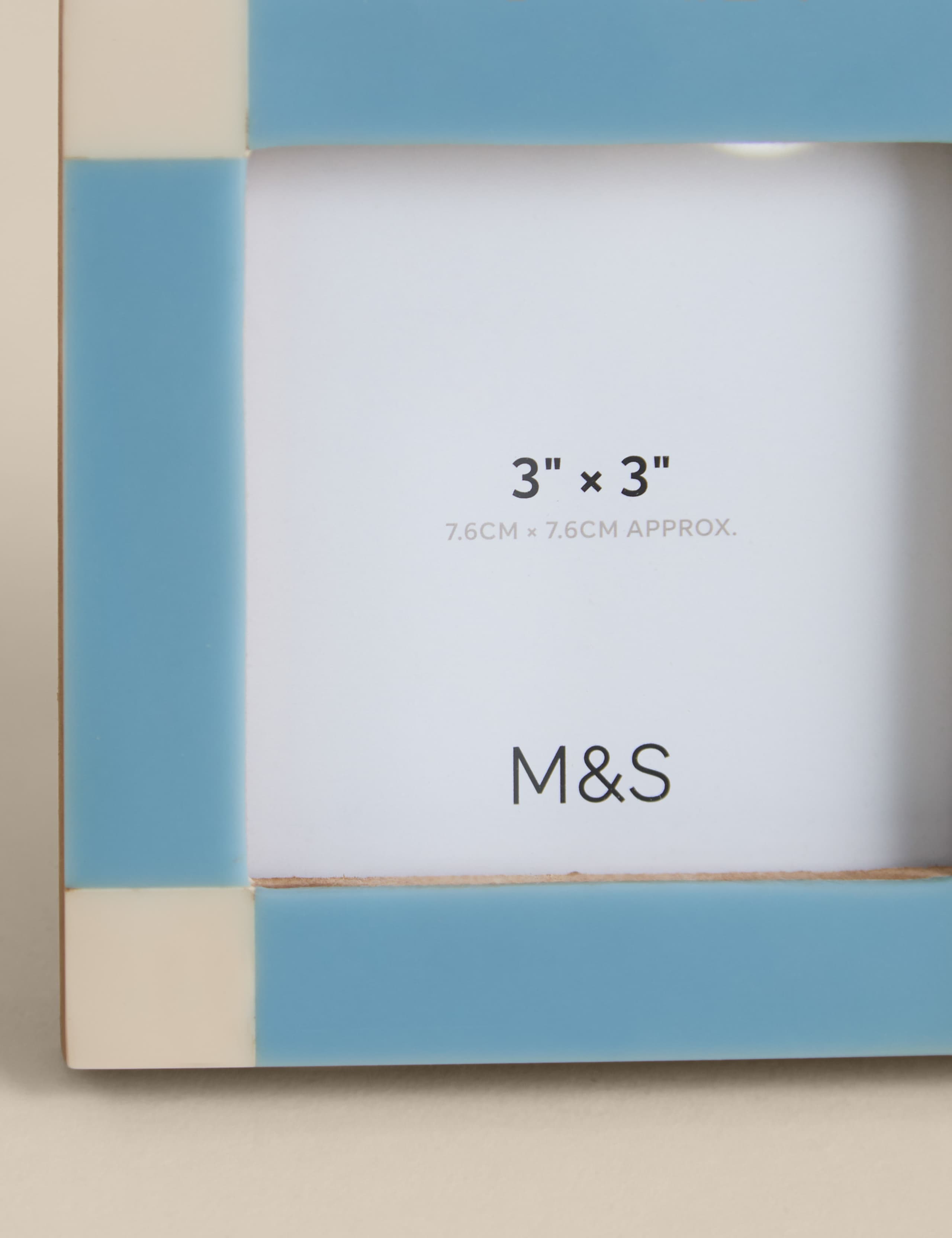 Check photo frames set of three 3x3 inch, UK version