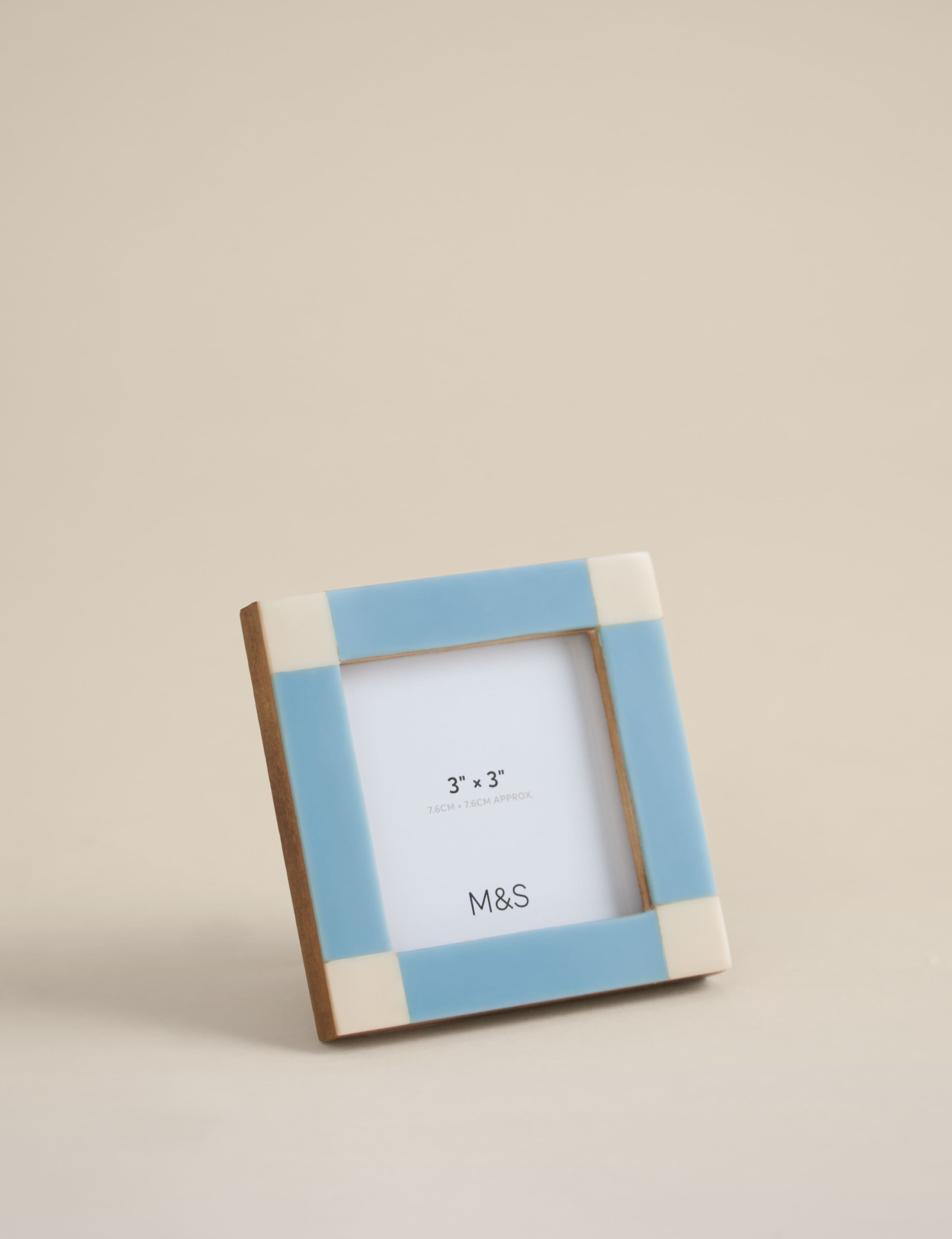 Check photo frames set of three 3x3 inch, UK version