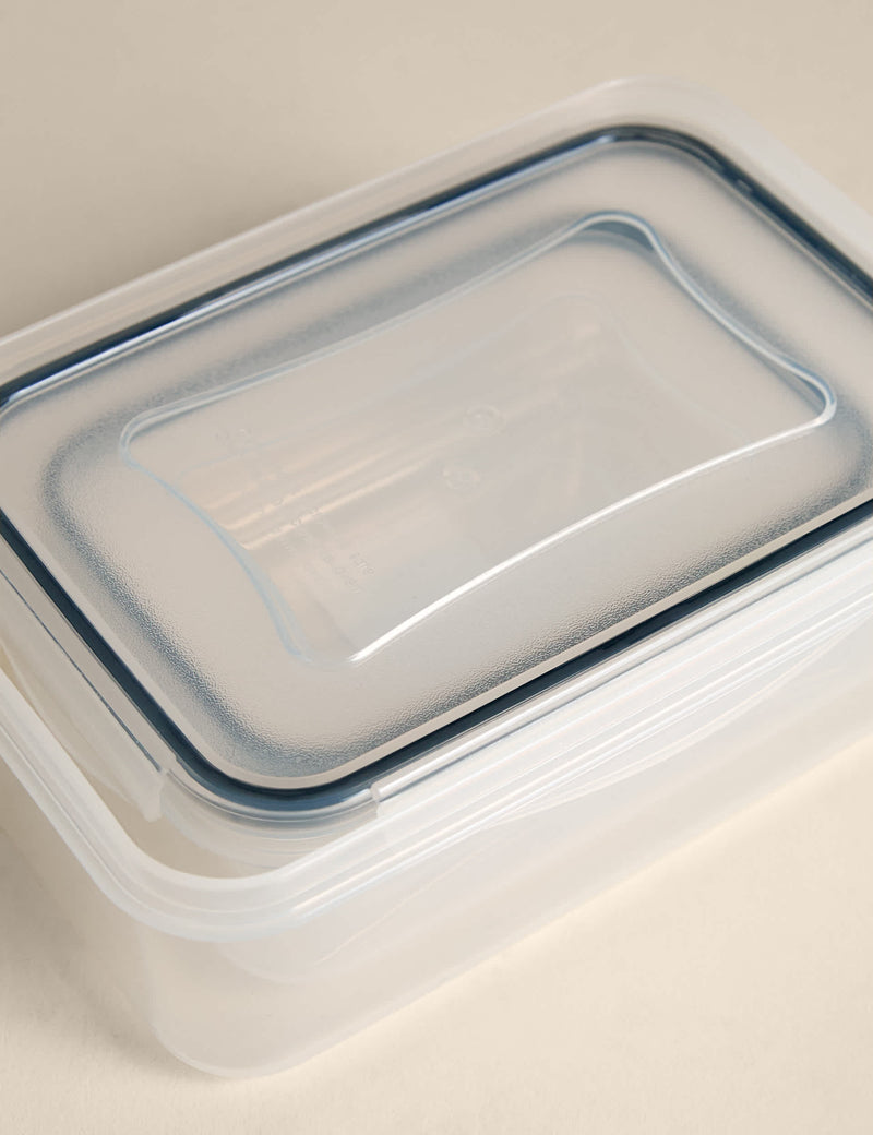 Set of 3 airtight food storage containers (British brand)
