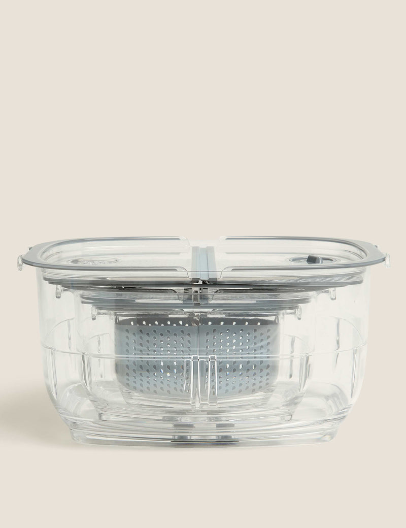 Set of 3 nesting fridge storage containers (British brand)