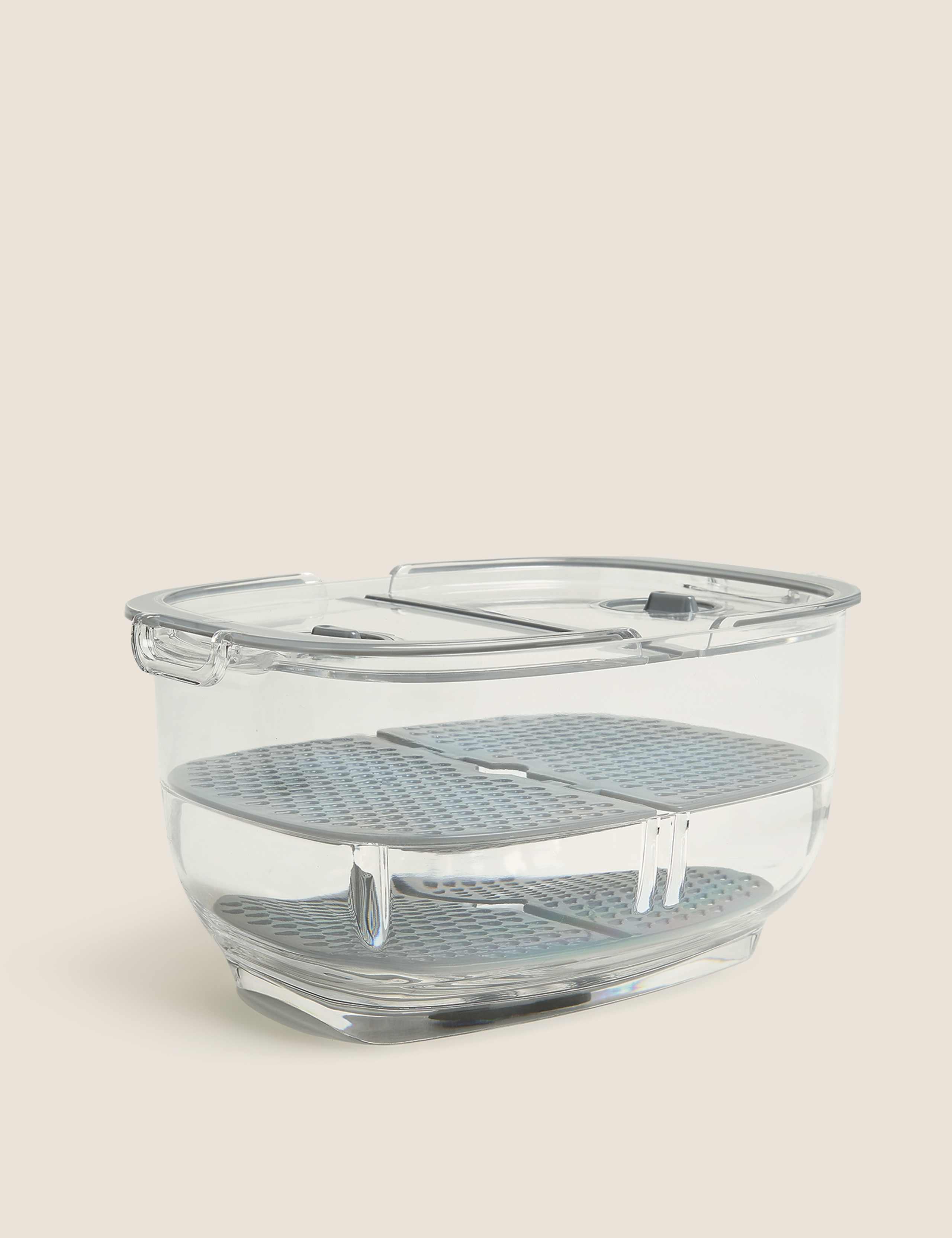 Set of 3 nesting fridge storage containers (British brand)