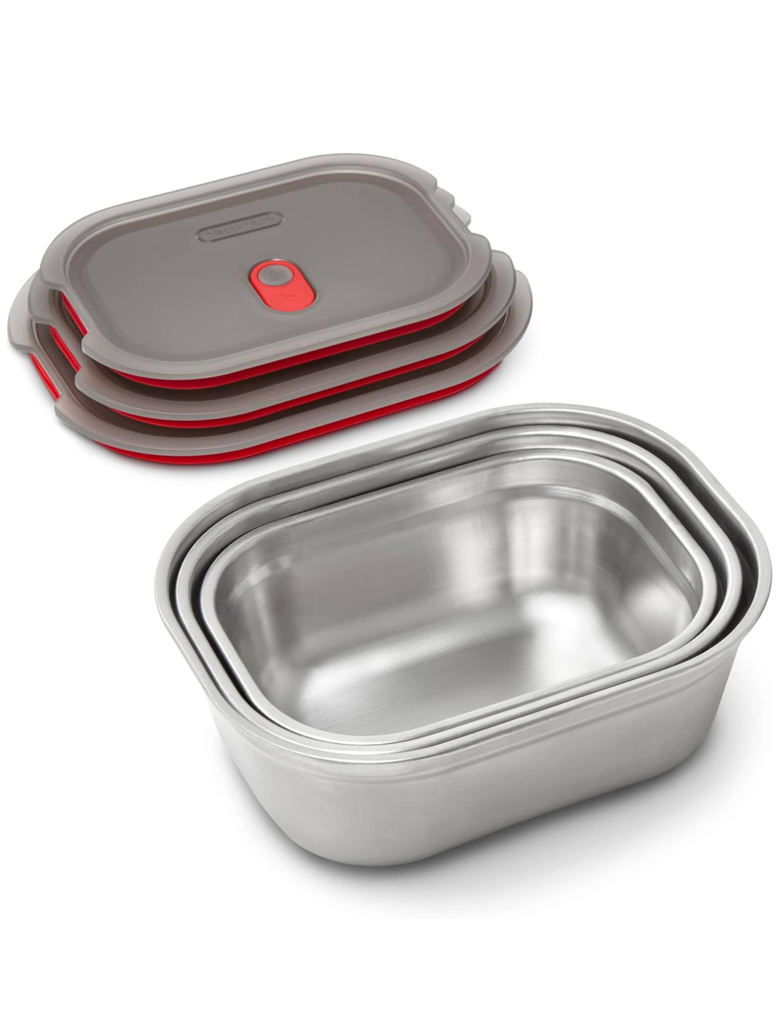 Black+Blum nesting lunch boxes set of 3, imported from the UK