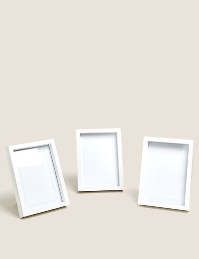 M&S Set of 3 Wood Effect Photo Frames 4x6 inch- Buy online at McGrocer