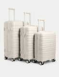Porto 4 wheel hard shell suitcase 3-piece set, imported from the UK