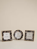 Tortoise shell photo frames set of three 2.5x2.5 inch, UK version