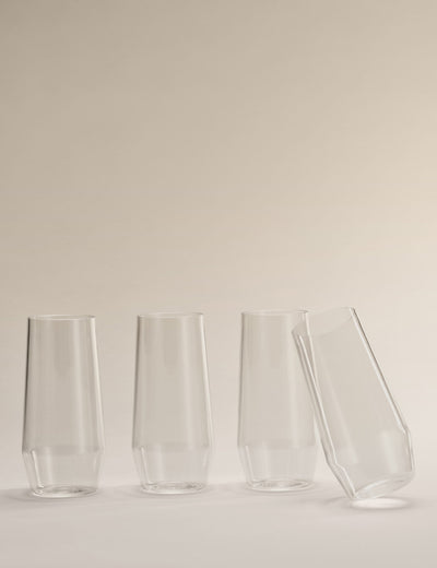 M&S Set of 4 Angular Picnic Hi Ball Glasses- Buy online at McGrocer