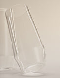 Set of 4 angular picnic hi ball glasses, 16.5 cm, (British brand)