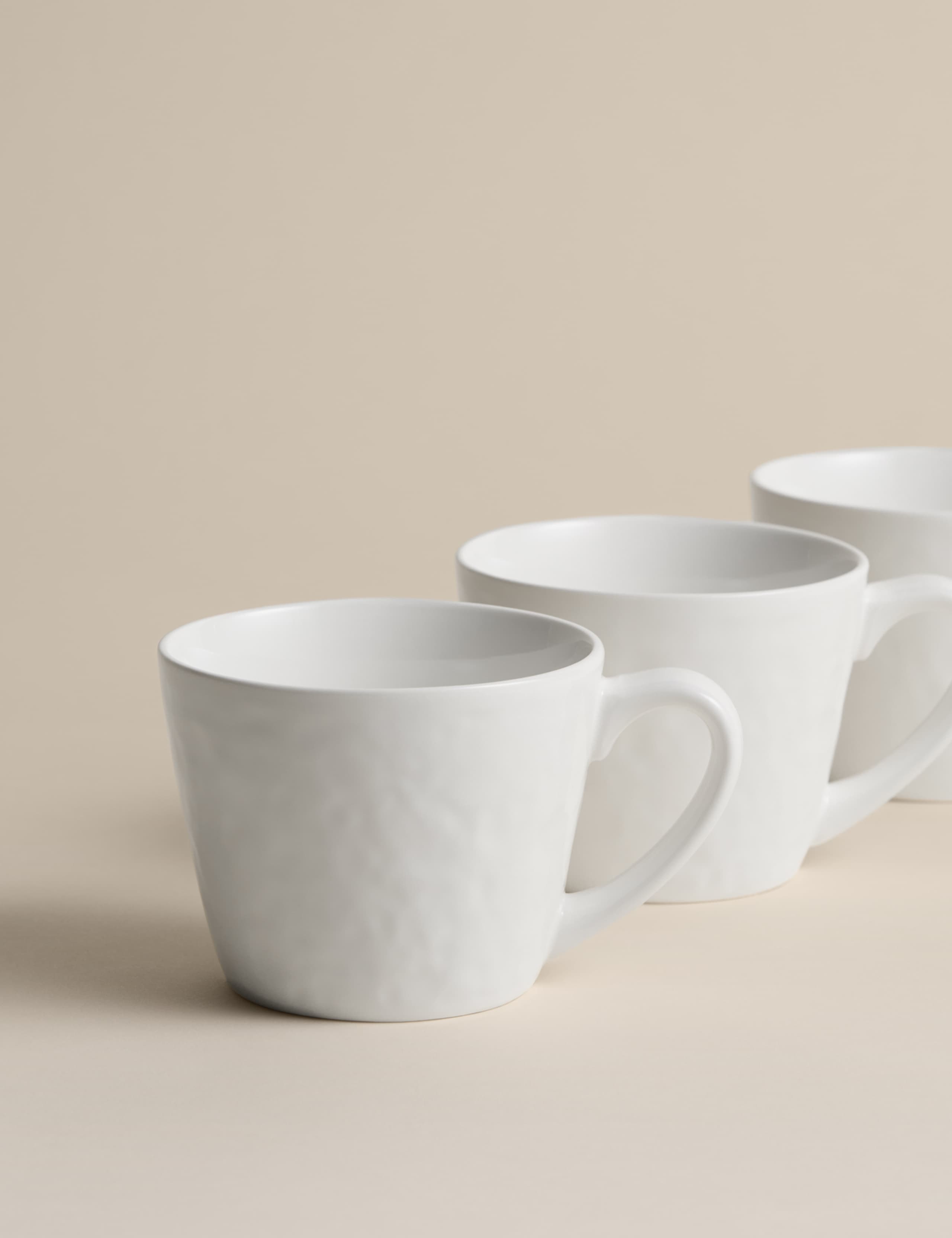Artisan china mug set of 4 - British product
