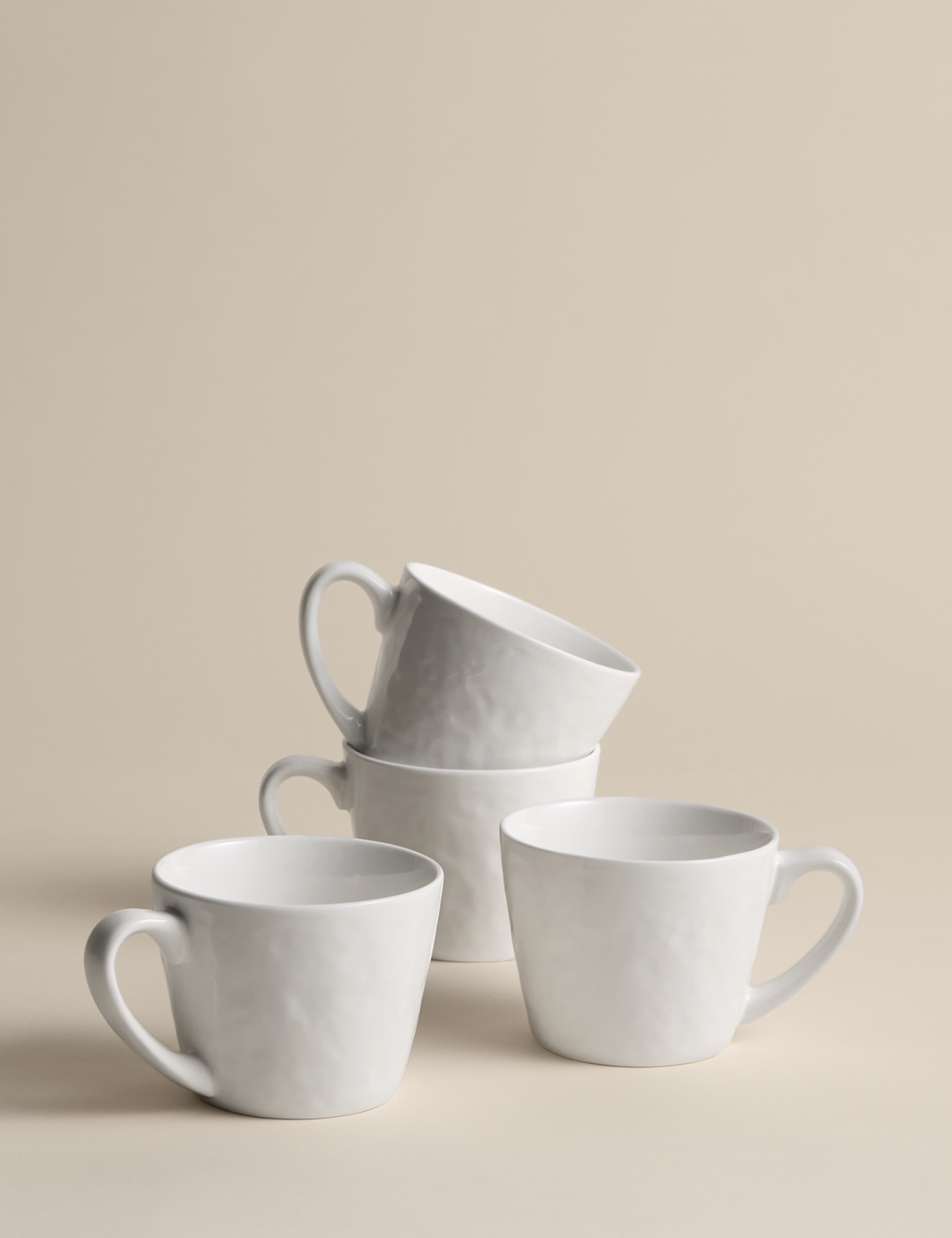 Artisan china mug set of 4 - British product