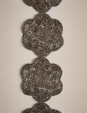 Set of 4 Beaded Scallop Coasters (British brand)