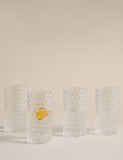 Set of 4 bobble acrylic hi-ball glasses, UK version