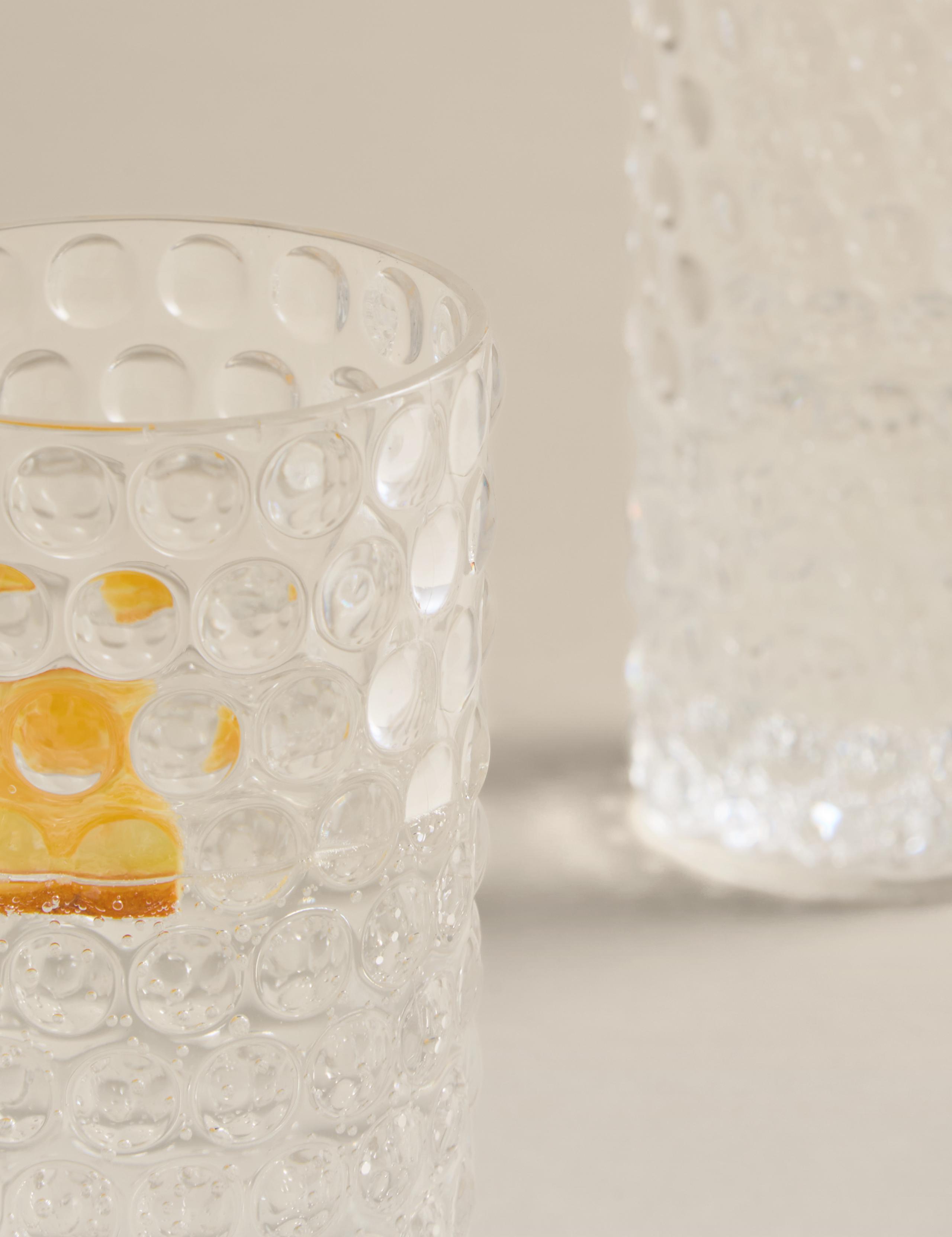 Set of 4 bobble acrylic hi-ball glasses, UK version