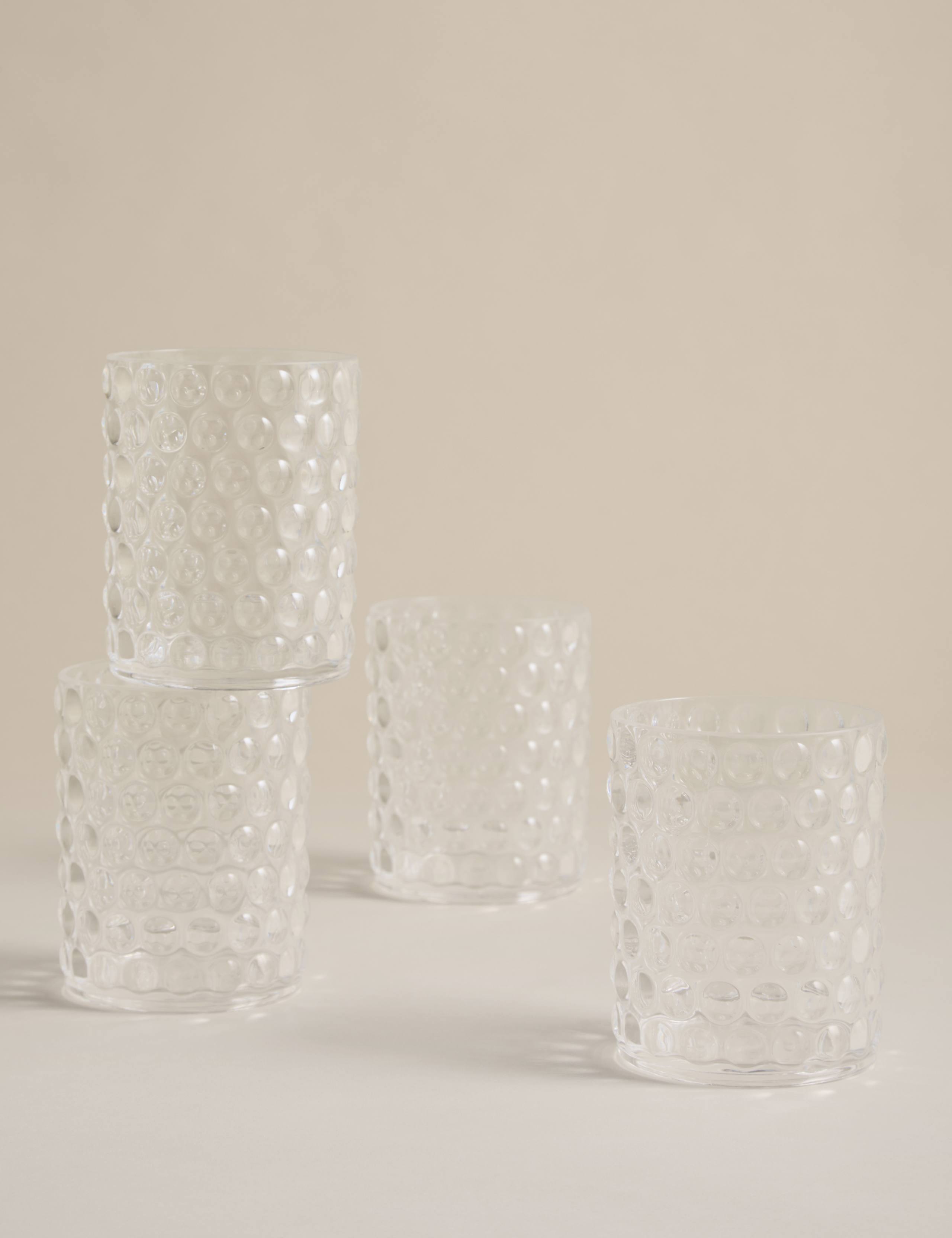 Bobble acrylic picnic tumblers set of 4, UK version