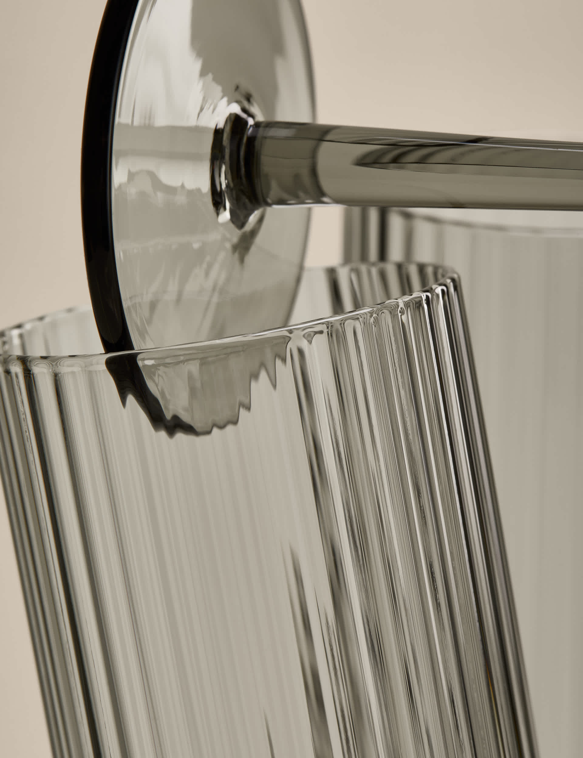 Celine ribbed champagne flutes set of 4 (British brand)