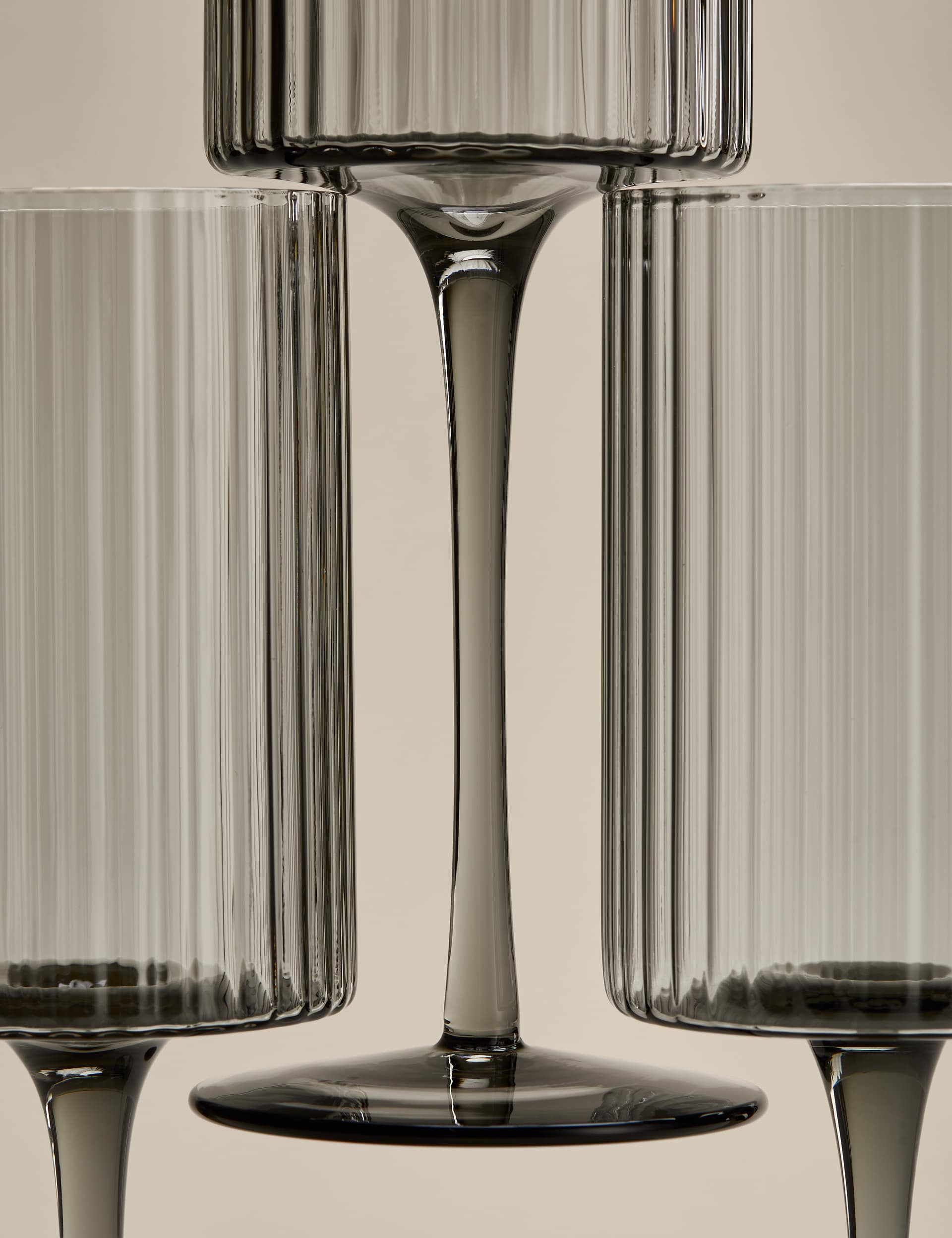 Celine ribbed wine glasses set of 4 - British product