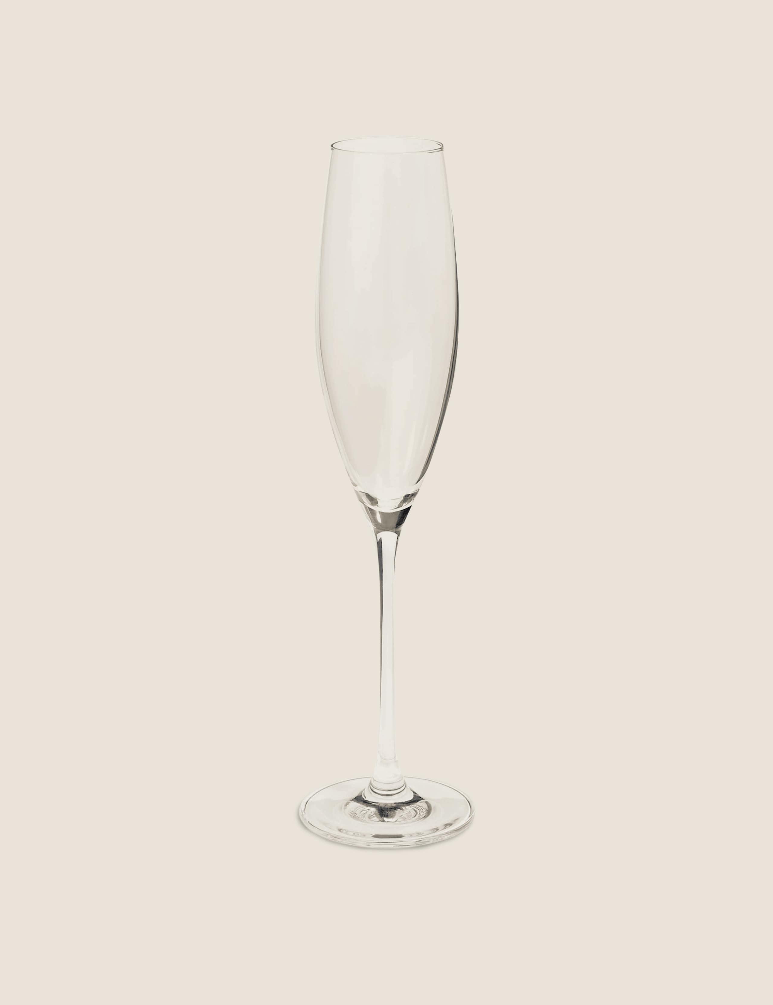 Crystal champagne flutes set of 4 - British product