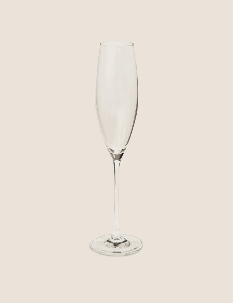 Crystal champagne flutes set of 4 - British product
