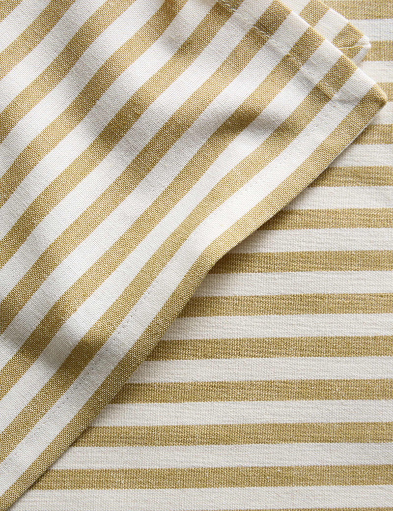 Cotton and Linen Thin Stripe Napkins Set of 4 (British brand)