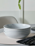 Set of 4 Dove Grey Pasta Bowls
