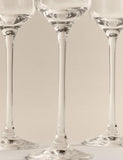 M&S etched champagne flutes set of 4 (British brand)