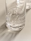 M&S etched hi ball glasses set of 4 (British brand)