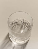 M&S X Kelly Hoppen etched crystal glass tumblers set of four (British brand)
