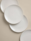 Set of four porcelain dinner plates from the UK - British product