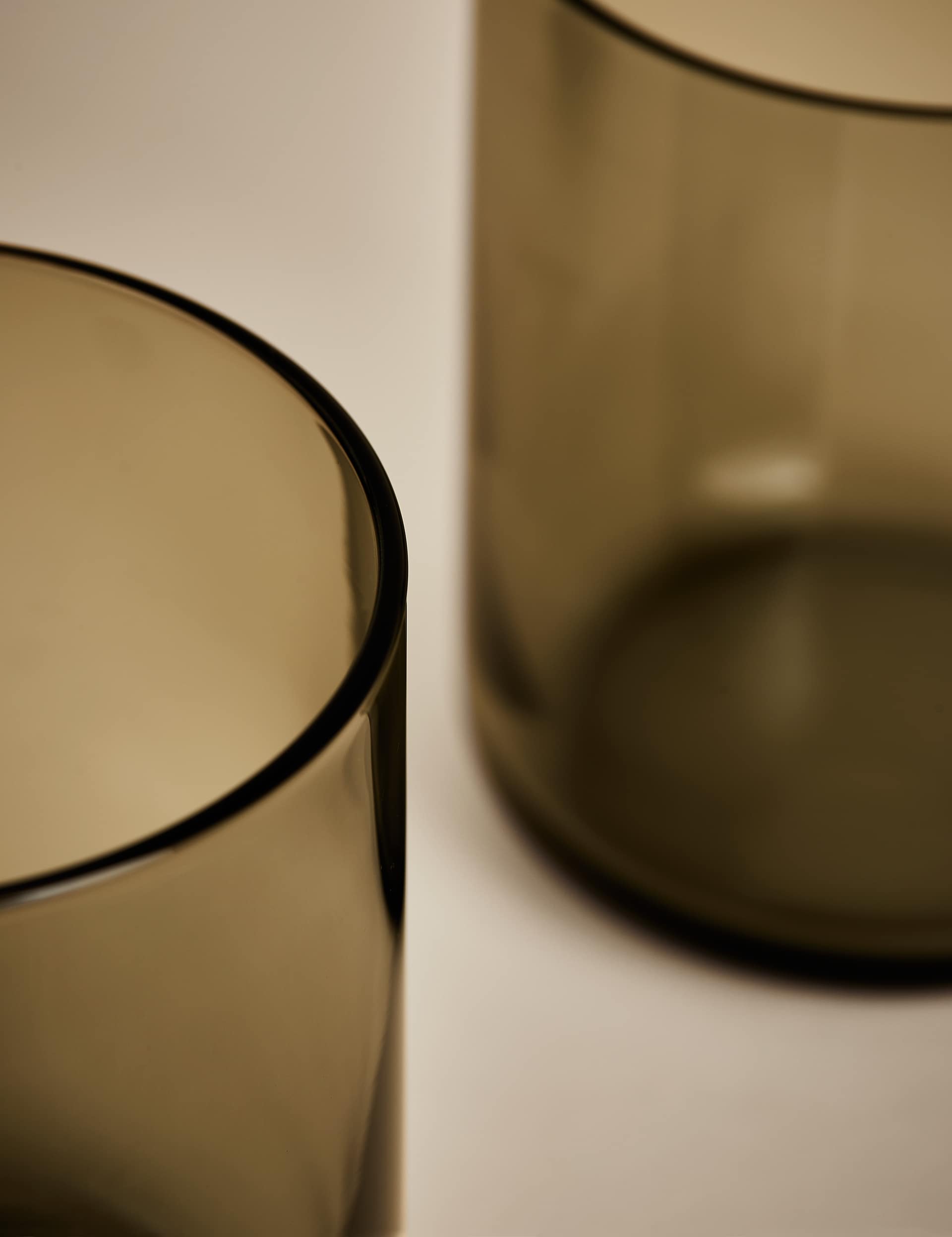 Set of 4 Everyday glass tumblers 400ml, UK version