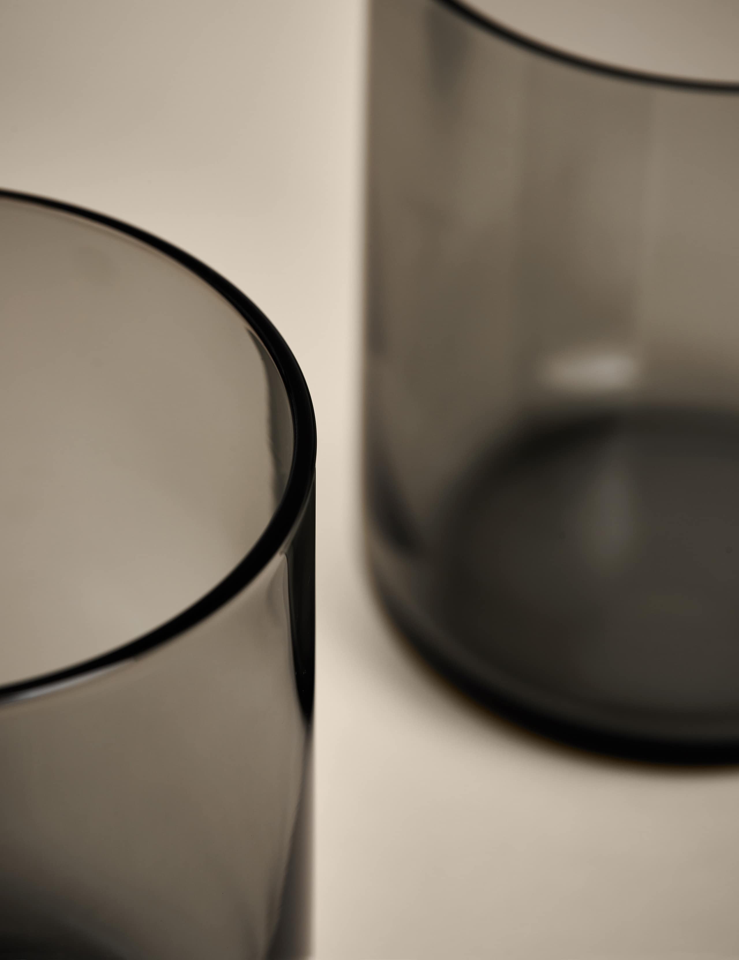 Set of 4 Everyday glass tumblers 400ml, UK version