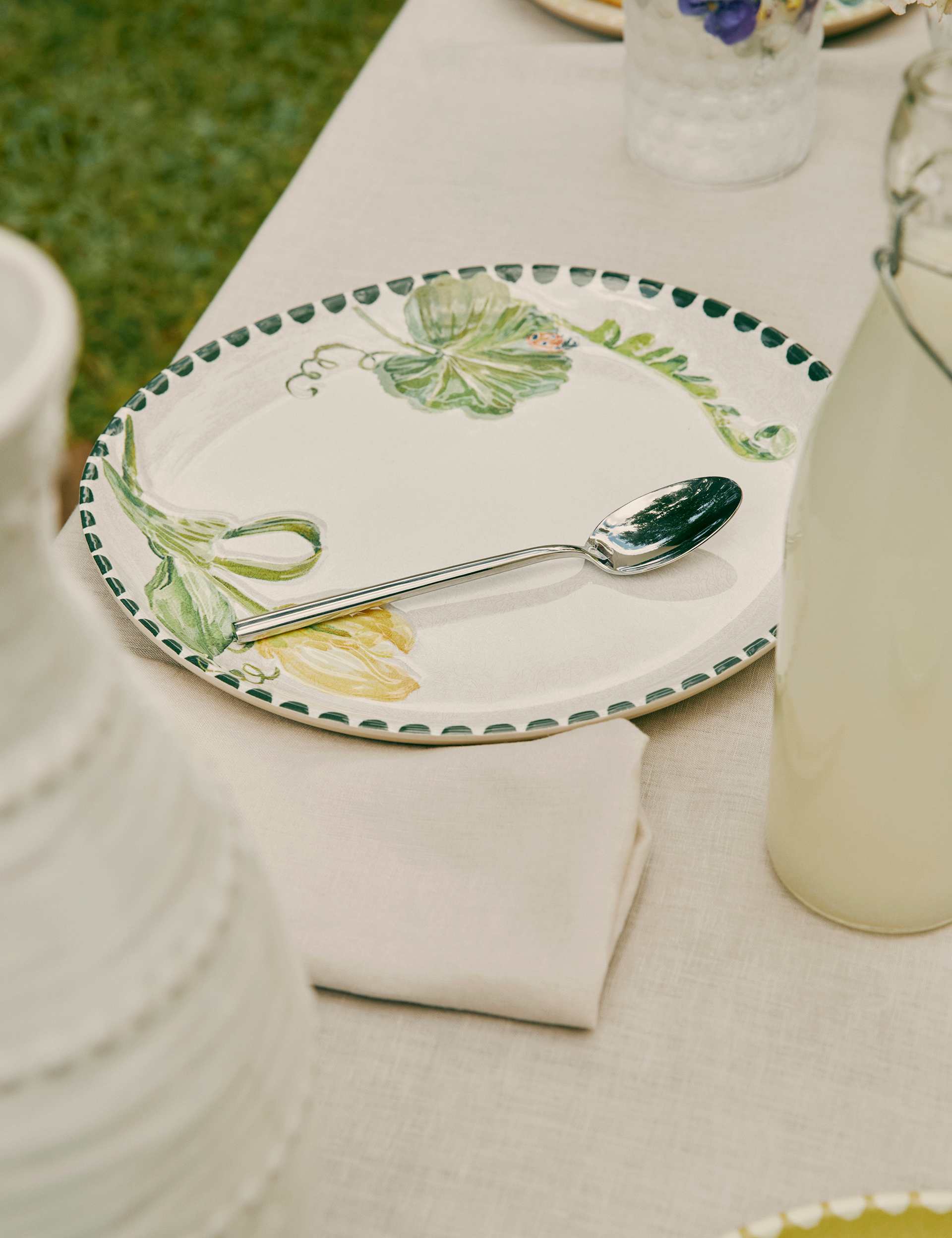 M&S floral picnic plates set of 4 (British brand)