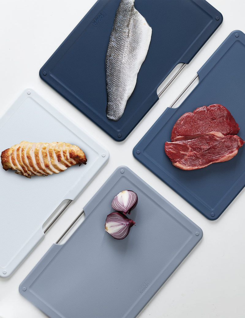 Joseph Joseph Folio chopping boards set of 4 (British brand)