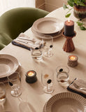 Set of 4 frayed edge muslin napkins (British brand)
