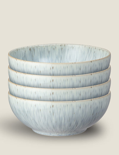 مجموعة أوعية حبوب إفطار Denby Halo Speckle Stoneware من M&S مكونة من 4 قطع - اشترِ عبر الإنترنت من McGrocer
