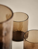 Hammered glass tumblers set of 4, imported from the UK