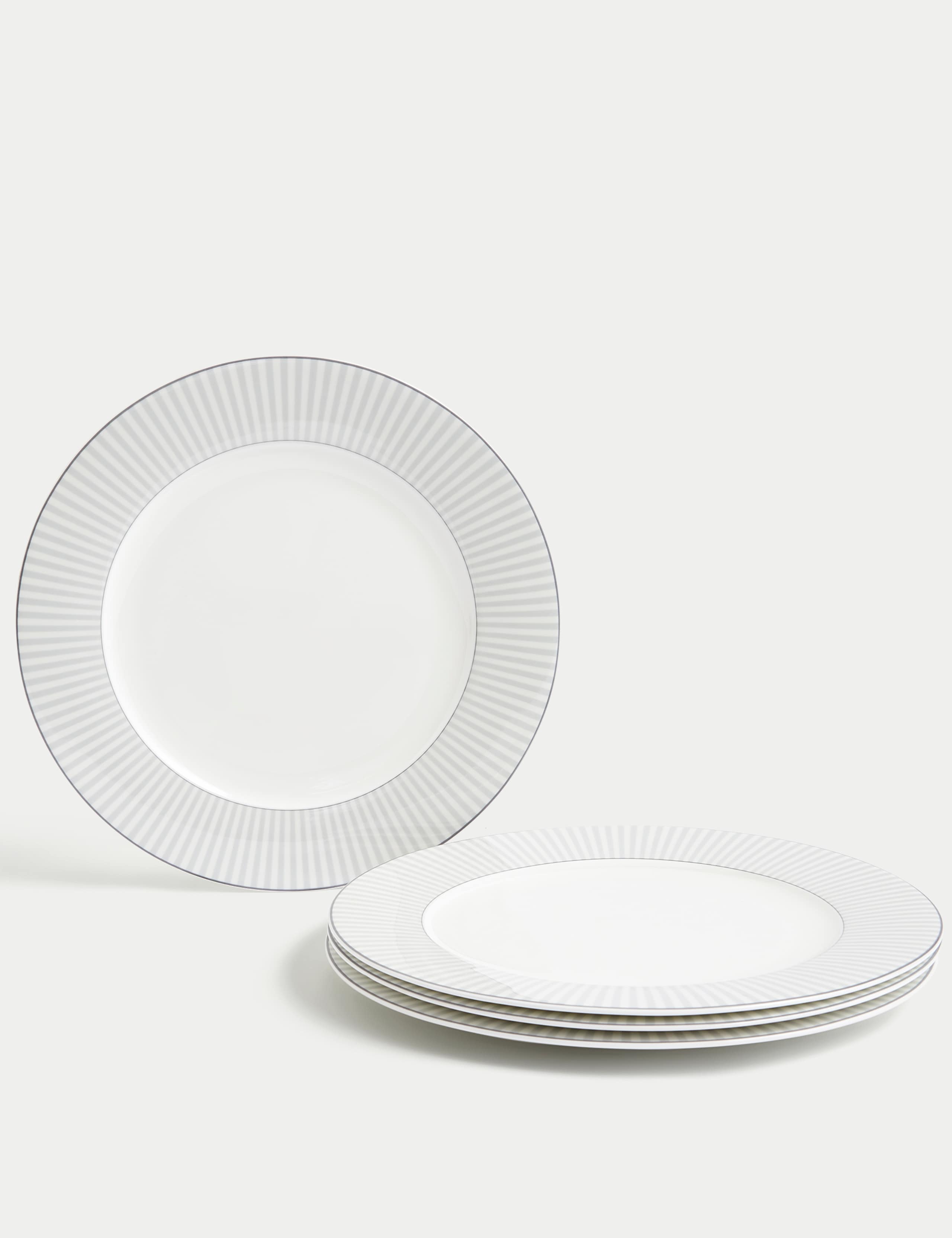 Hampton fine bone china dinner plates set of 4, UK version