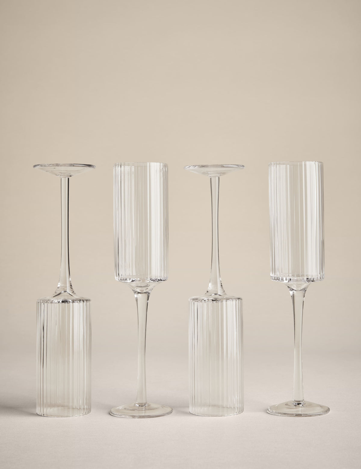 Celine champagne flutes set of 4 (British brand)