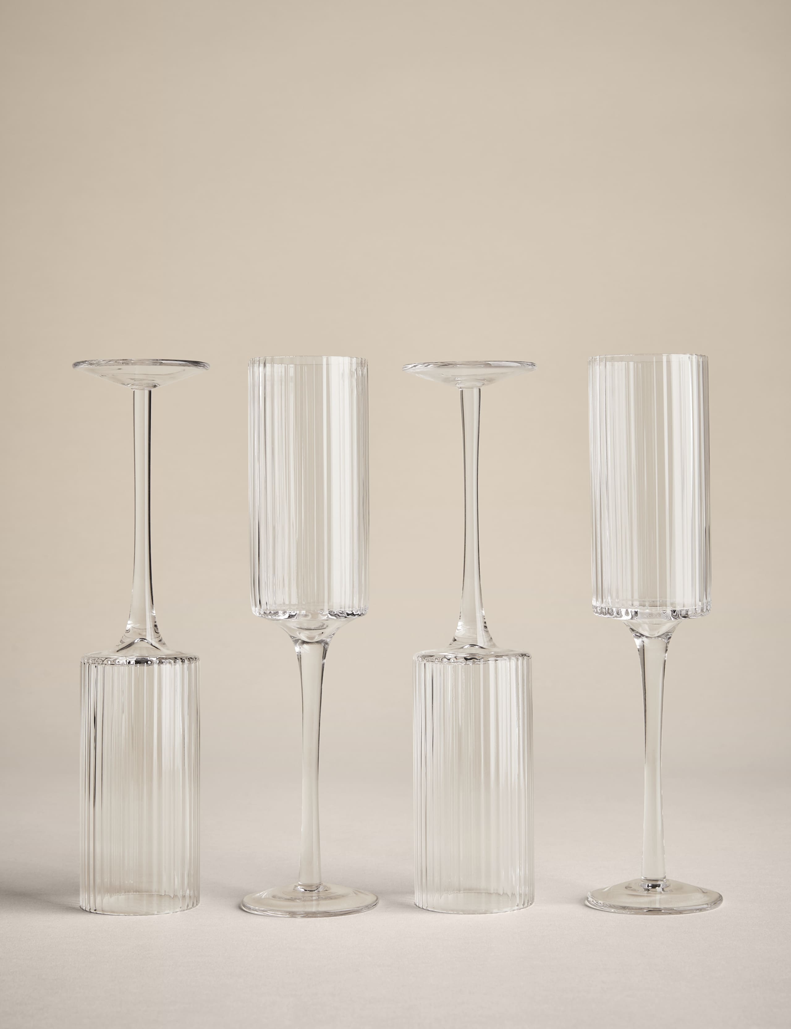 Celine champagne flutes set of 4 (British brand)