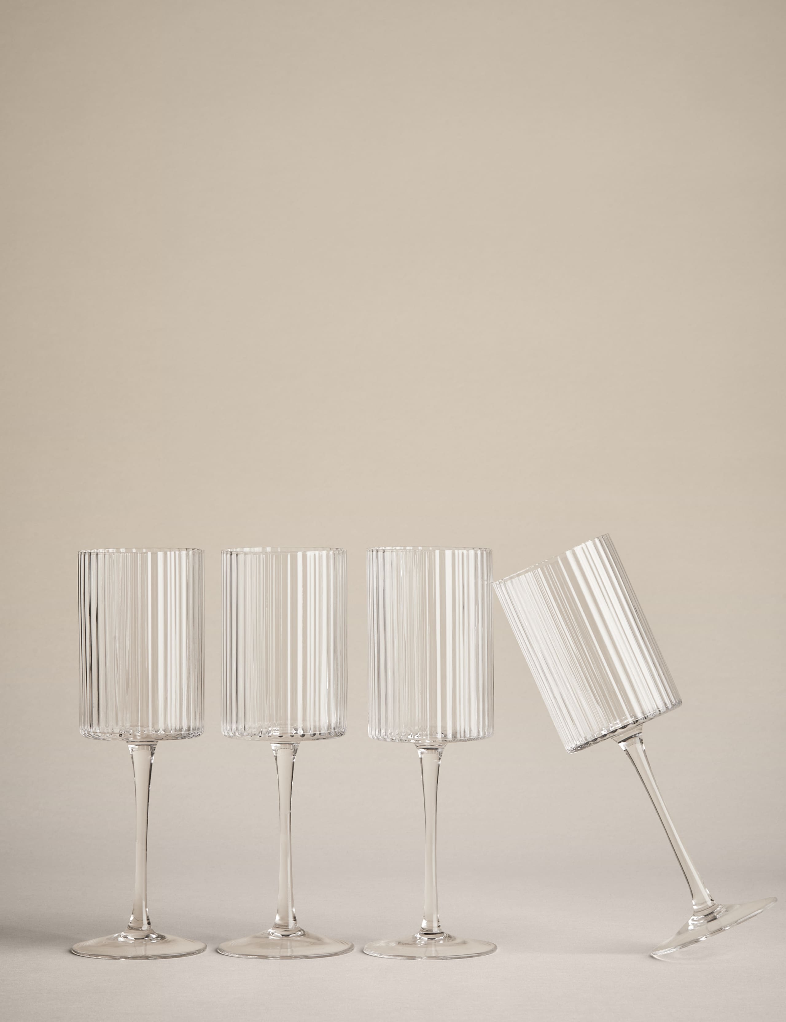 Celine handmade wine glasses set of 4 (British brand)