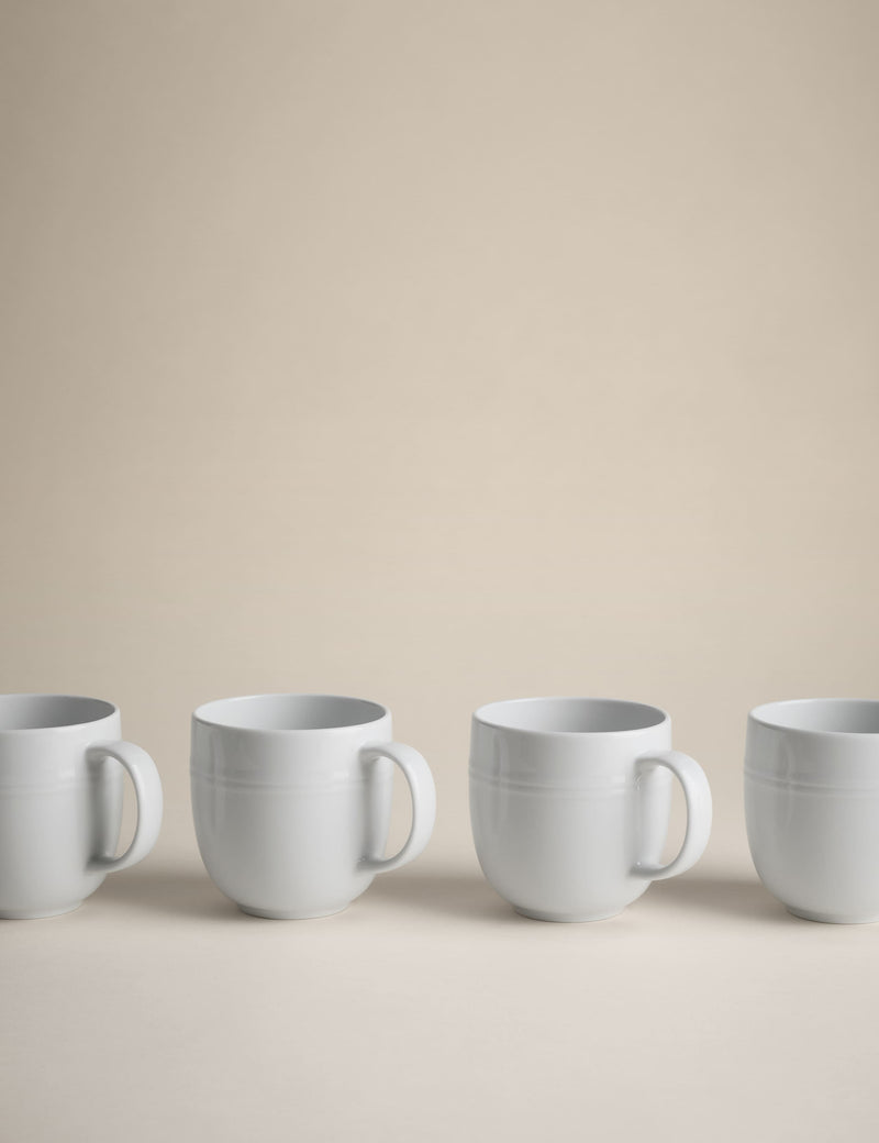 Set of 4 Marlowe mugs with StayNew technology, UK version