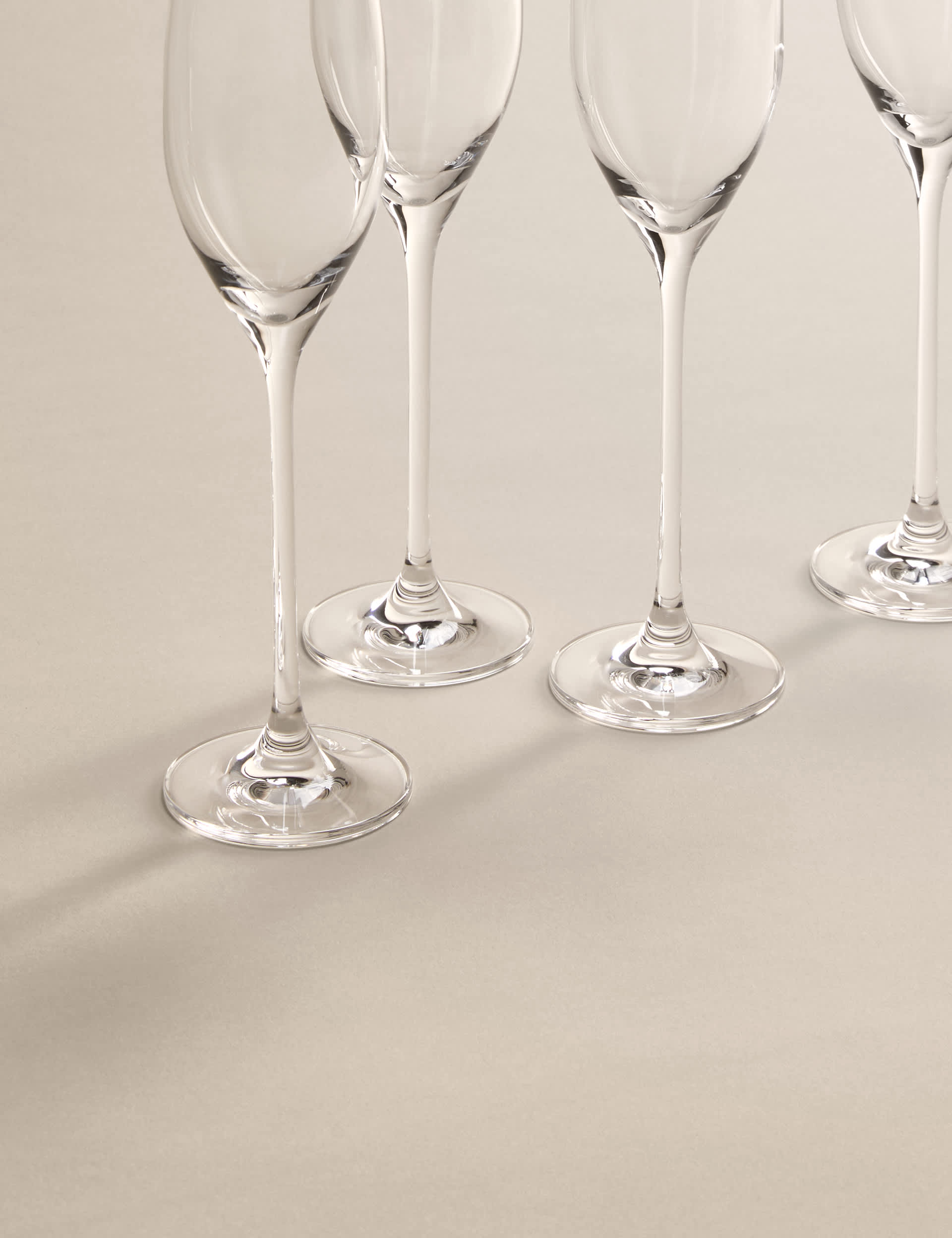 Maxim champagne flutes set of 4 (British brand)