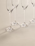 Maxim champagne flutes set of 4 (British brand)